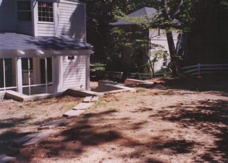 Before:<br>
A thorough site analysis helps determine
design options : Before/After : Richmond VA Landscape Designer: Gardens by Monit, LLC: Monit Rosendale landscape designer Richmond and Charlottesville Virginia and Fredericksburg Virginia and Williamsburg Virginia