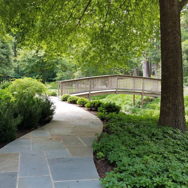 Pattern Bluestone walk. : Pavers & Stone : Richmond VA Landscape Designer: Gardens by Monit, LLC: Monit Rosendale landscape designer Richmond and Charlottesville Virginia and Fredericksburg Virginia and Williamsburg Virginia