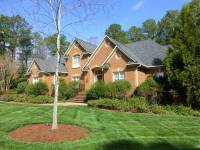 Before: Drainage needed and a new plant palette.