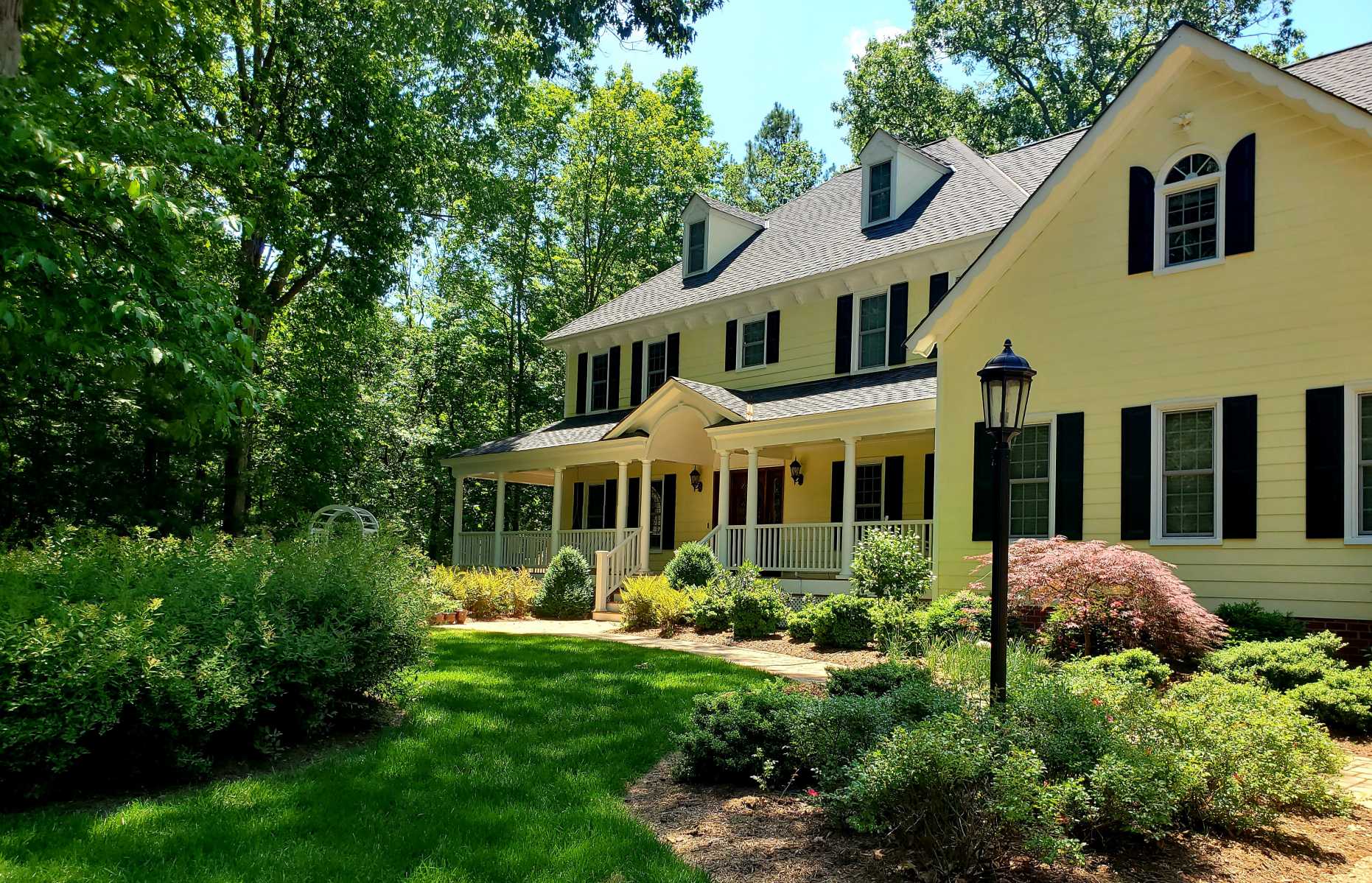 After : Before/After : Richmond VA Landscape Designer: Gardens by Monit, LLC: Monit Rosendale landscape designer Richmond and Charlottesville Virginia and Fredericksburg Virginia and Williamsburg Virginia