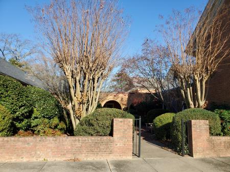 Church Memorial Garden Before